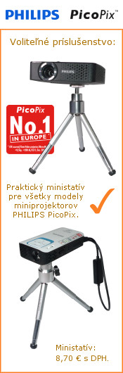 Voliten prsluenstvo: praktick ministatv k miniprojektorom Philips PicoPix.