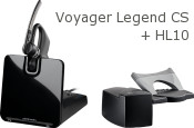 Zostava Plantronics Voyager Legend CS + HL10